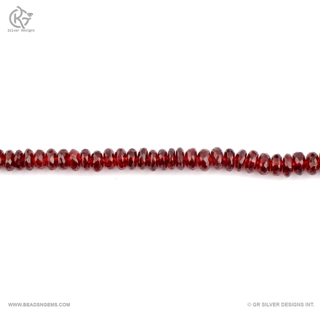 Top Quality Garnet Strands Round Shape Loose Gemstone Beads